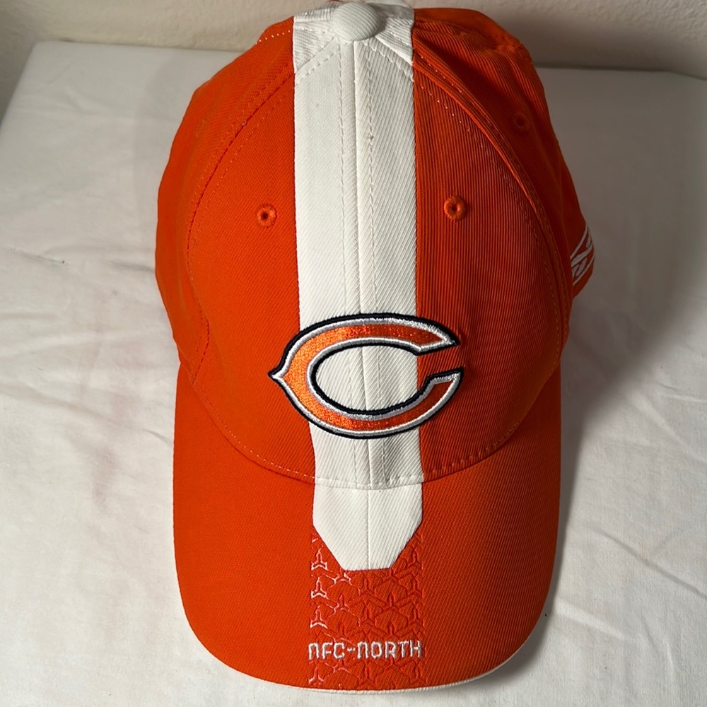 Bears Streak Orange and White Hat